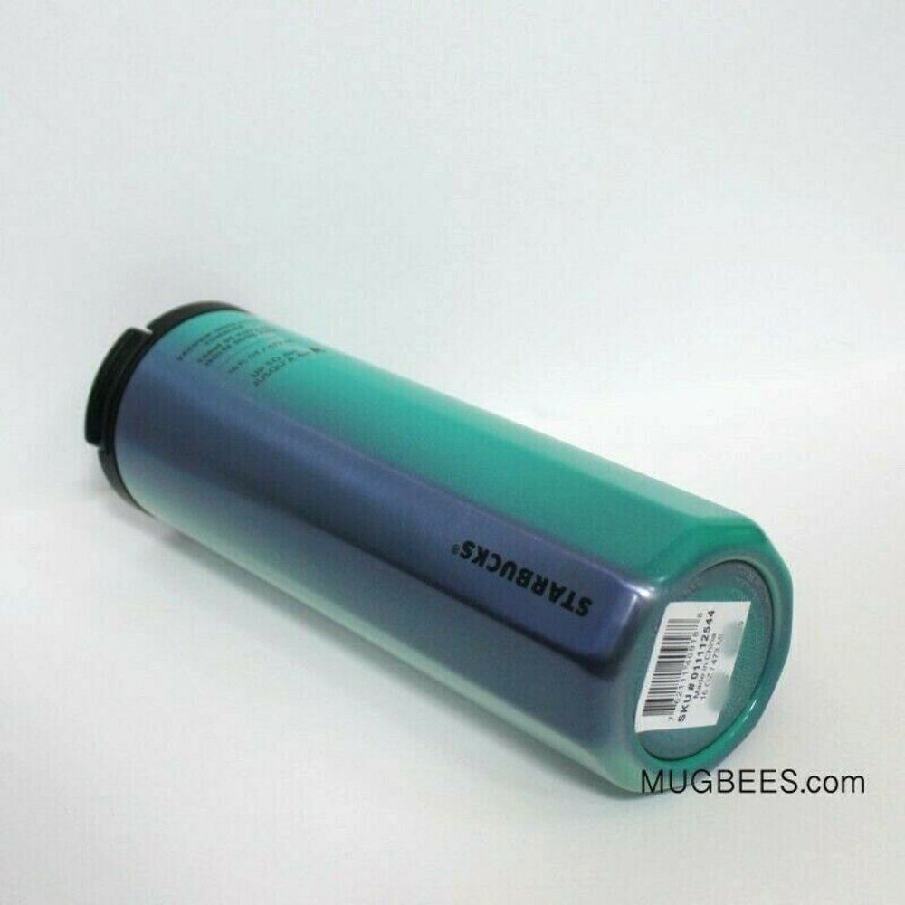 Starbucks Summer 2020 Gradient Teal Vacuum Stainless Steel Tumbler 16 oz - Picture 7 of 7